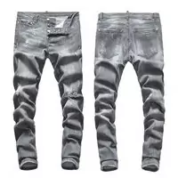 hommes dsquared2 slim fit jeans gray